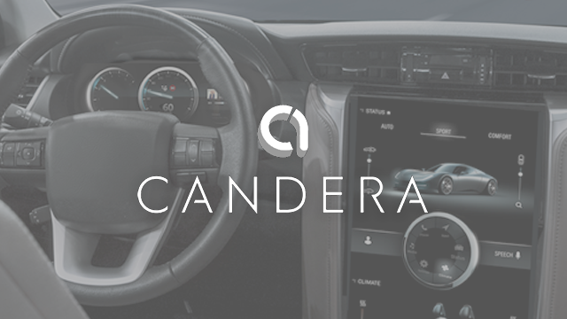 Automotive HMI Design and AI assisted UI/UX automation　Experience Candera’s latest HMI technologies at Automotive World Tokyo, 20th - 22th January, 2021