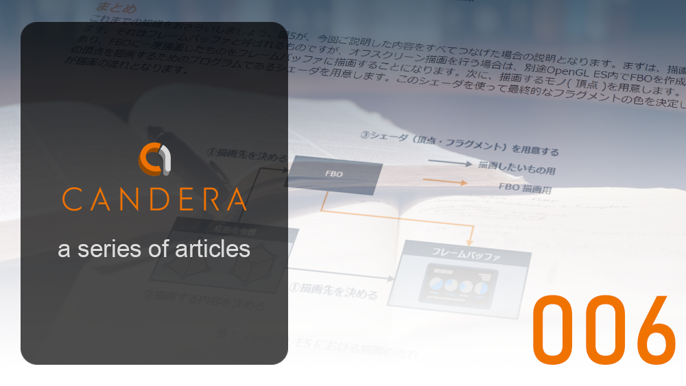 The 6th article by a Candera developer is now available! (Japanese)