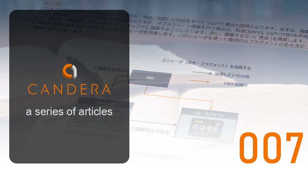 The 7th article by a Candera developer is now available! (Japanese)