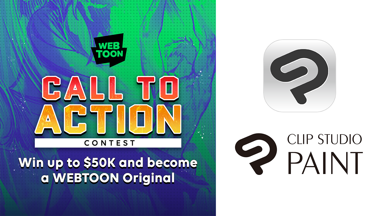 Parrainage du concours « WEBTOON&#039;s Call to Action » organisé mondialement par WEBTOON　CLIP STUDIO PAINT soutient la découverte et la formation de créateurs talentueux