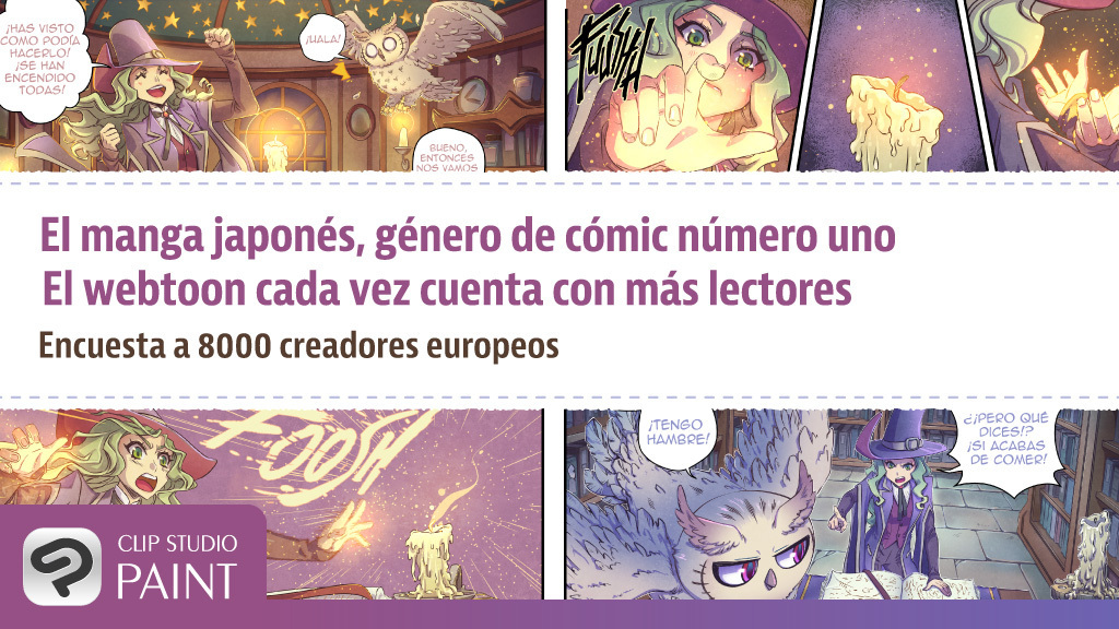 Encuesta a 8000 autores europeos: El manga japonés, cómic número uno　El webtoon cada vez cuenta con más lectores