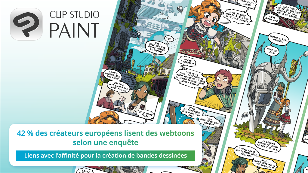 42 % des créateurs européens lisent des webtoons selon une enquête - Liens avec l&#039;affinité pour la création de bandes dessinées -