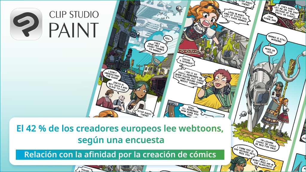 El 42 % de los creadores europeos lee webtoons, según una encuesta - Relación con la afinidad por la creación de cómics