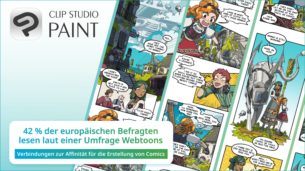 42 % der europäischen Befragten lesen laut einer Umfrage Webtoons　- Verbindungen zur zur Affinität für die Erstellung von Comics -