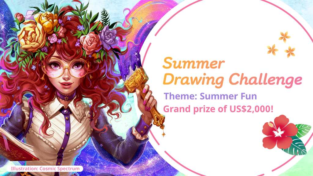 Celsys Opens the Summer Drawing Challenge on the theme of Summer Fun!