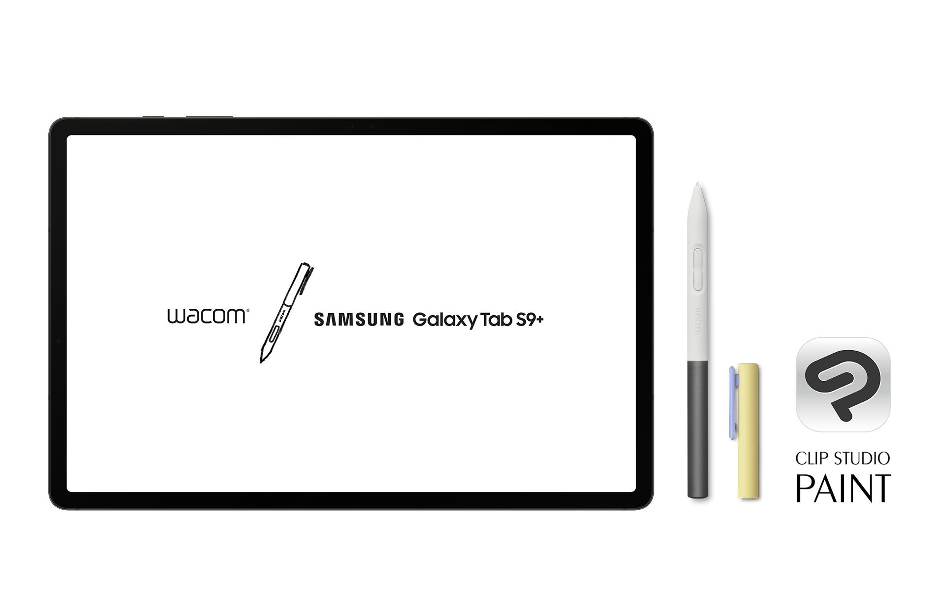 ‘CLIP STUDIO PAINT’와 ‘Galaxy Tab S9+’, 그리고 Wacom Pen이 한 세트로 구성된 학생 한정 모델 ‘Wacom Mobile Creative Edition’이 한국 와콤에서 발매　와콤의 디지털 펜 기술이 탑재된 태블릿과 간단한 조작 화면으로 최적의 학습 환경 제공