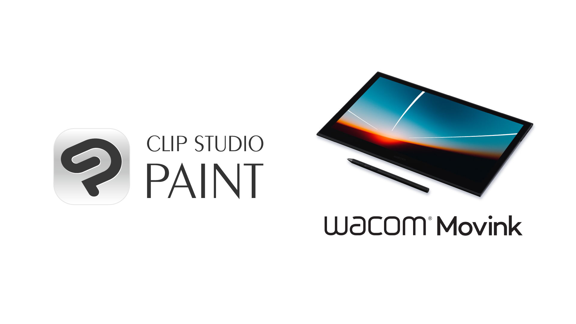 CLIP STUDIO PAINTが4月24日発表のワコム新製品「Wacom Movink 13」にバンドル　ワコム史上最薄・最軽量、初の有機ELペンタブレットで、プロフェッショナルの創作を支援