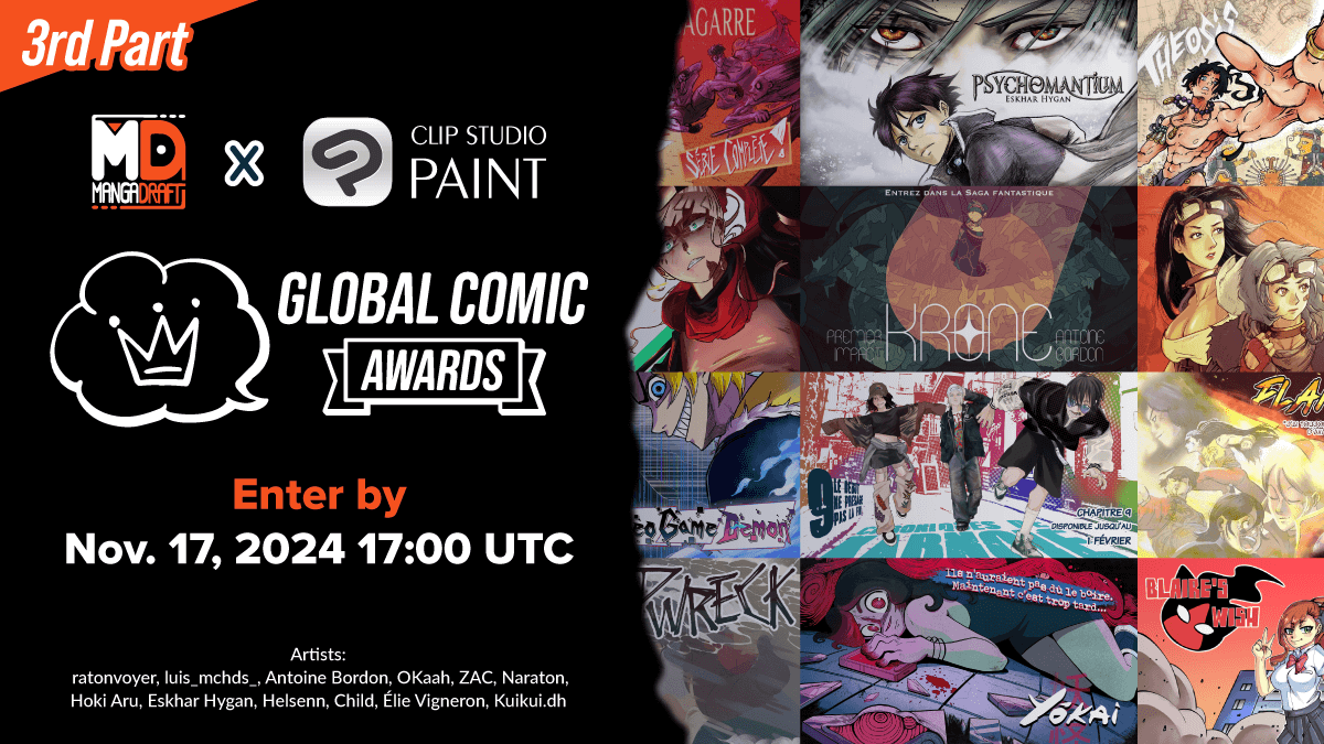 Third Global Comic Awards Open Jointly With Mangadraft Contest Theme: Legend