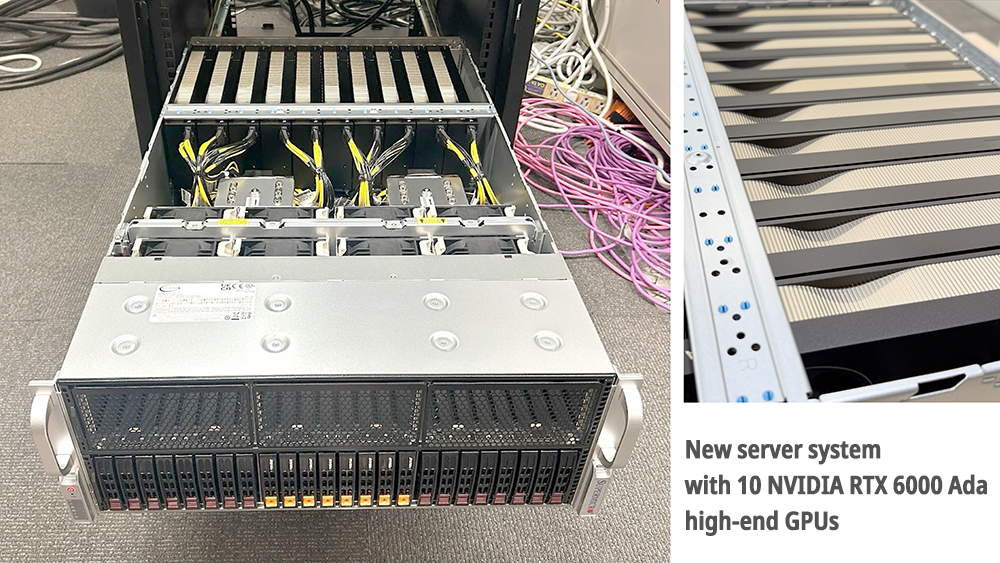 Celsys Introduces Server Equipped with 10 High-End GPUs, Significantly Accelerating Graphics R&D