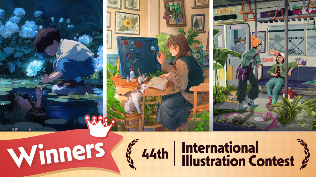 Fantastic Floral Artworks - Announcing the Winners of the 44th International Illustration Contest!