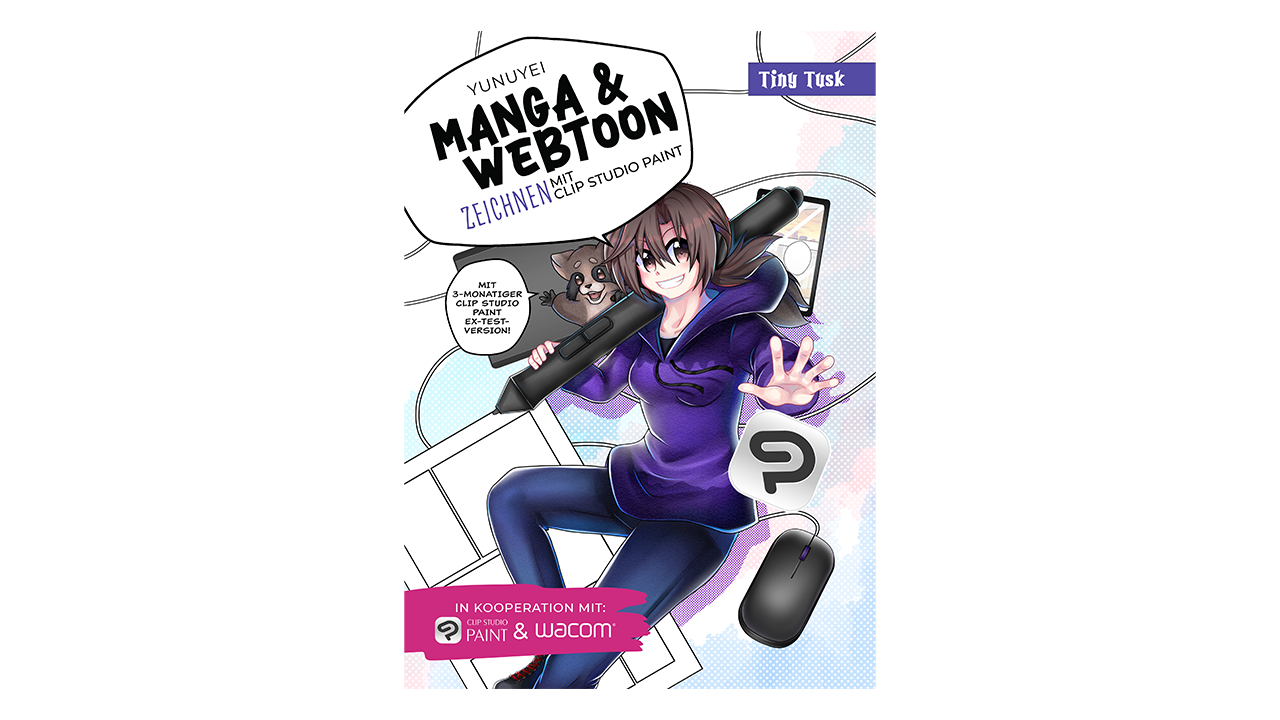 CELSYS unterstützt die Veröffentlichung des Buches “Manga & Webtoon zeichnen mit CLIP STUDIO PAINT” beim TinyTusk Verlag (Erscheinung im März 2026)