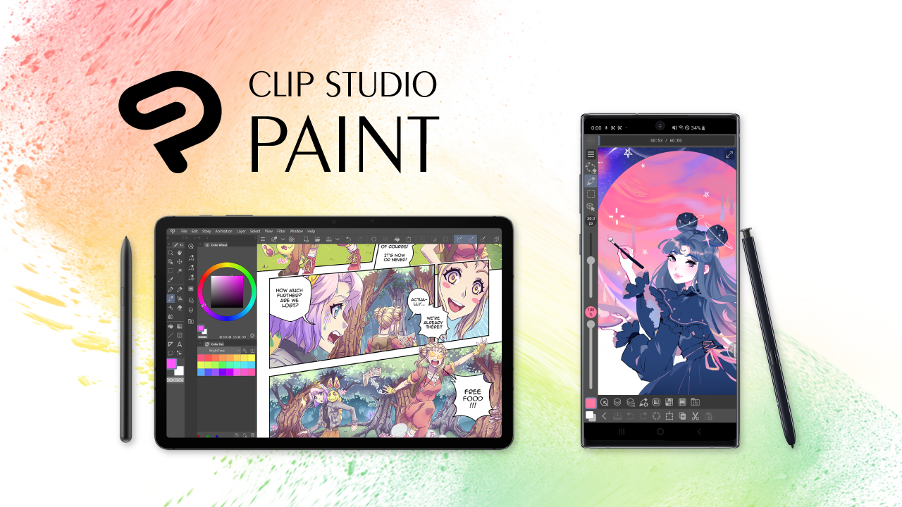 CLIP STUDIO PAINT for Galaxy登場　8月21日から全世界のGalaxy Storeで提供開始　6ヶ月無料で利用可能