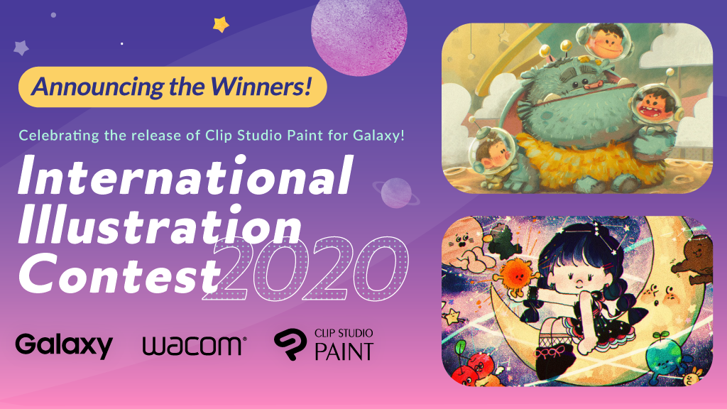 Samsung Galaxy × Wacom × Clip Studio Paint　A total of 18,606 entries! Announcing the Award Winners of the International Illustration Contest 2020!