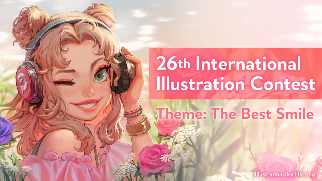 Draw “The Best Smile” and post it on social media!　Celsys opens its 26th International Illustration Contest