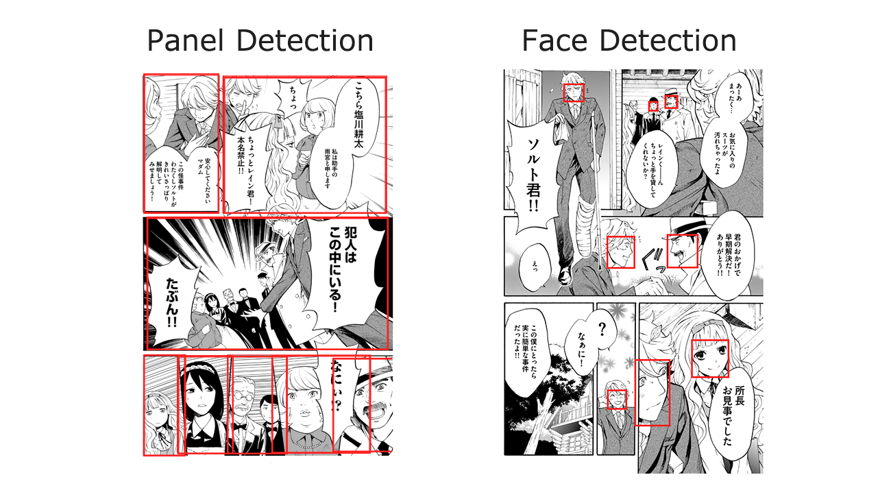 Clip Studio Reader Lab released, the culmination of e-book research and development　Technology for detecting panels and character faces in manga using AI unveiled